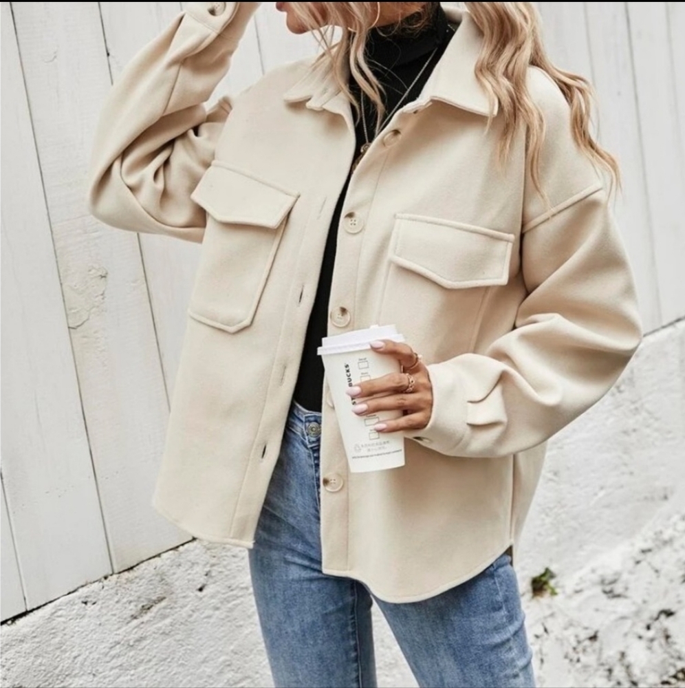 Cream Shacket